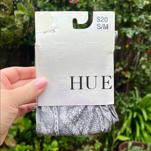 HUE Textured Gray Tights
